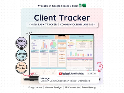 Client Tracker Spreadsheet – Simple CRM for Small Business