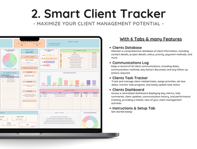 Service Business Starter Bundle – CRM, Invoicing & Bookkeeping Spreadsheets