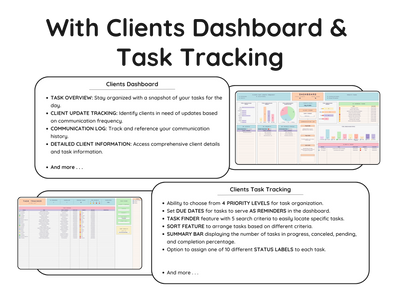 Service Business Starter Bundle – CRM, Invoicing & Bookkeeping Spreadsheets