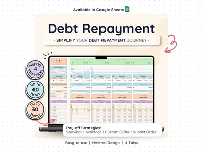 Debt Payoff Tracker Spreadsheet – Snowball & Avalanche Planner