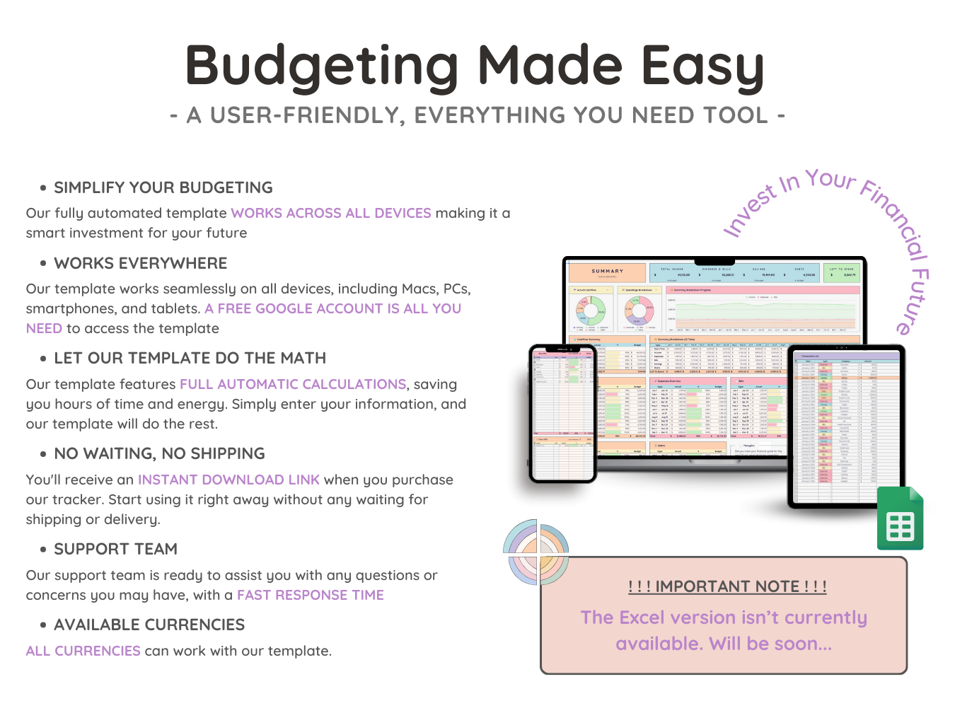 Easy Annual Budget