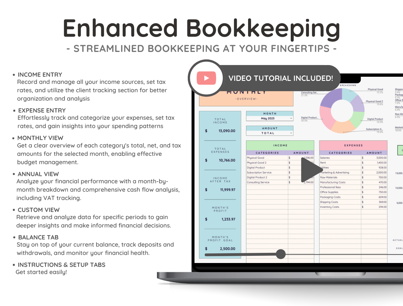 Enhanced Bookkeeping