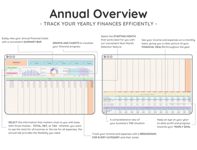 Advanced Bookkeeping Spreadsheet – Business Accounting Template