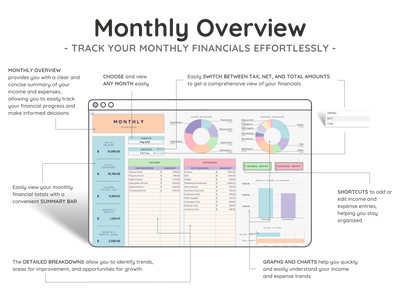Advanced Bookkeeping Spreadsheet – Business Accounting Template