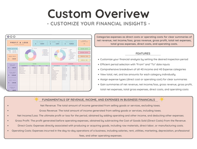 Advanced Bookkeeping Spreadsheet – Business Accounting Template