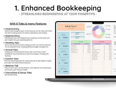 Product Business Starter Bundle – Inventory, Pricing & Bookkeeping Spreadsheets