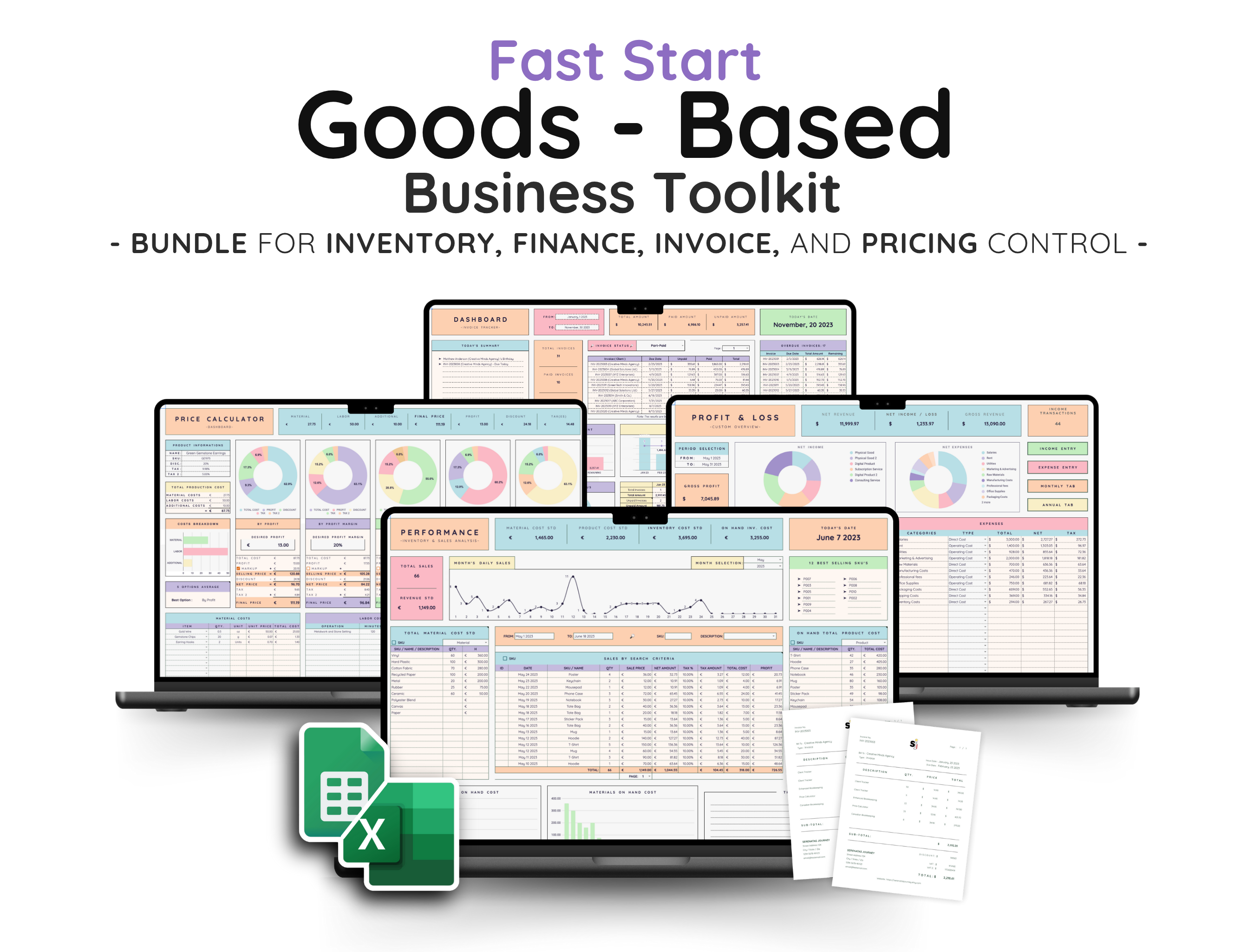 Fast Start Goods-Based Business Toolkit (Bundle)
