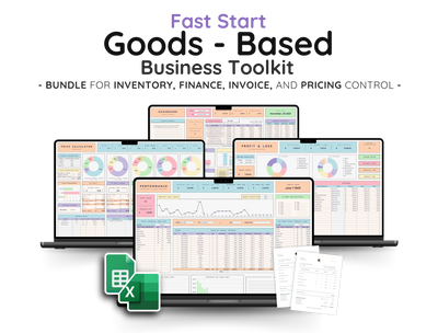 Product Business Starter Bundle – Inventory, Pricing & Bookkeeping Spreadsheets