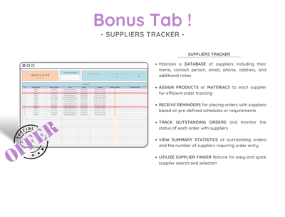 Inventory Tracker Spreadsheet – Small Business Stock Management