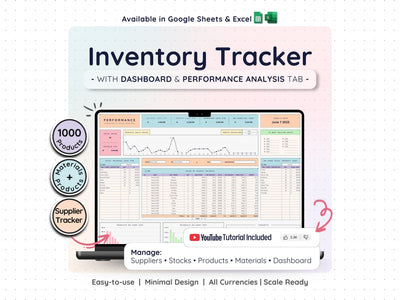 Inventory Tracker Spreadsheet – Small Business Stock Management