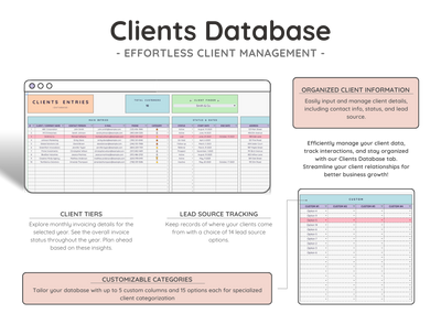 Invoice Tracker Spreadsheet – Small Business Payment Log