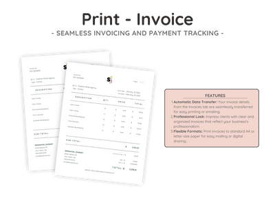 Invoice Tracker Spreadsheet – Small Business Payment Log