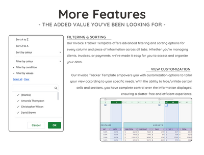 Invoice Tracker Spreadsheet – Small Business Payment Log