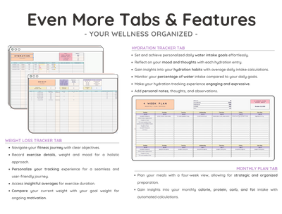 Weekly Meal Planner Spreadsheet – Menu & Grocery List Template