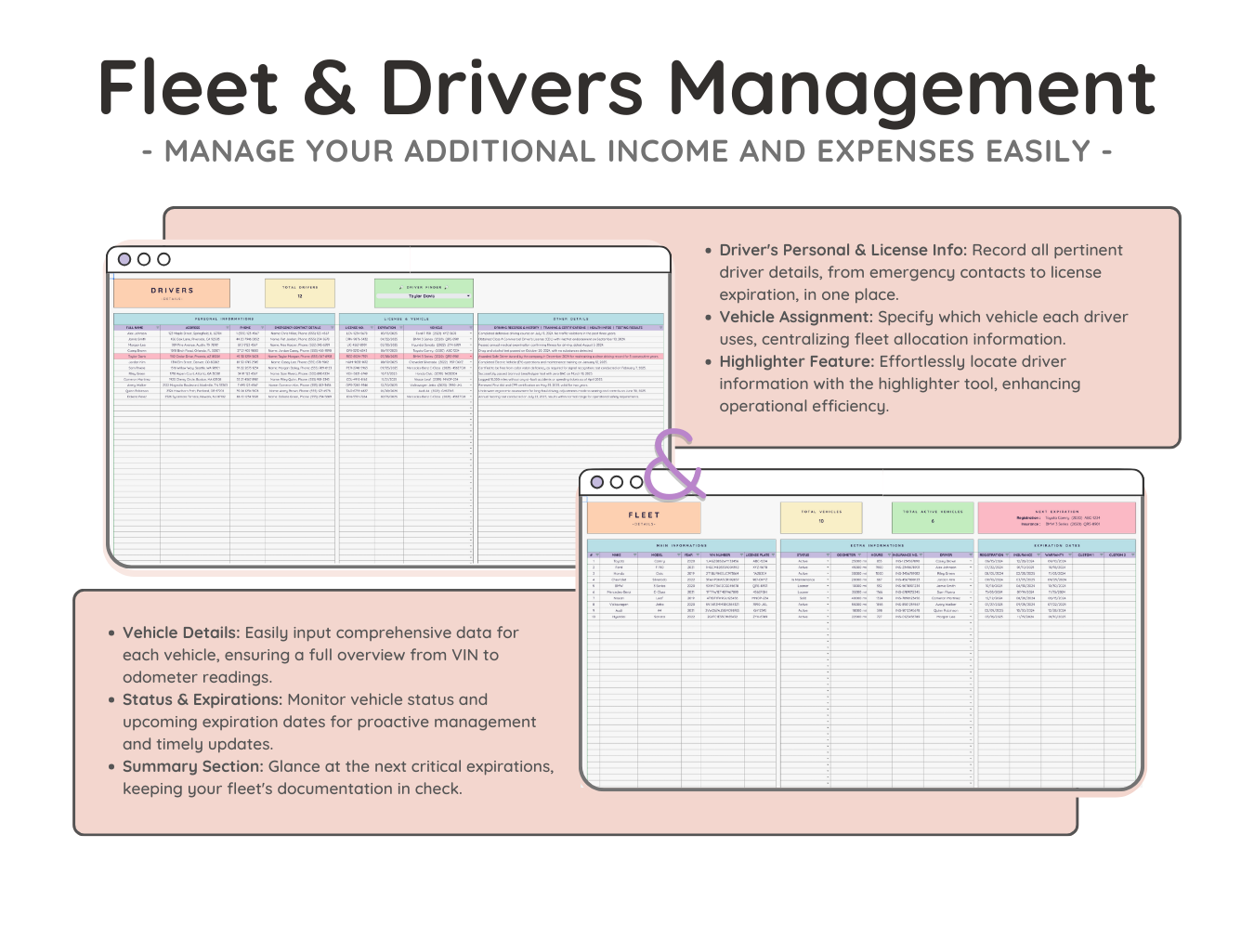 Vehicle & Mileage Tracker