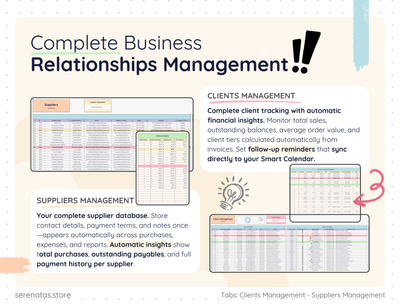 All-in-One Product Business Spreadsheet – Inventory, Sales & Profit