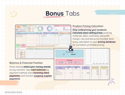 All-in-One Product Business Spreadsheet – Inventory, Sales & Profit