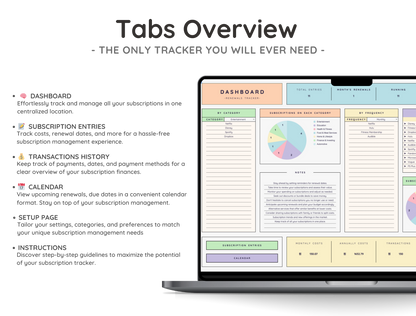 Renewals & Subscriptions Tracker