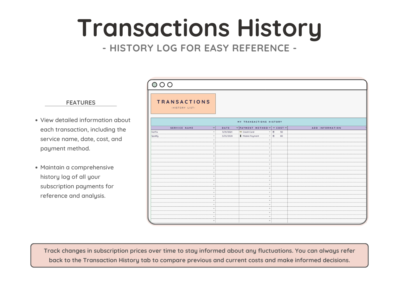 Renewals & Subscriptions Tracker