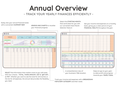 Canadian Small Business Bookkeeping Spreadsheet – GST/HST Tracker