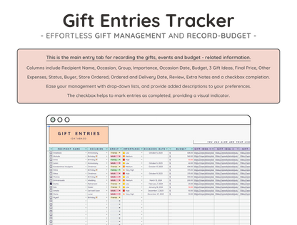Gift Tracker