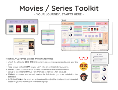Movie & TV Series Tracker Spreadsheet – Watchlist Planner