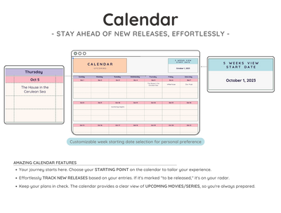 Movie & TV Series Tracker Spreadsheet – Watchlist Planner