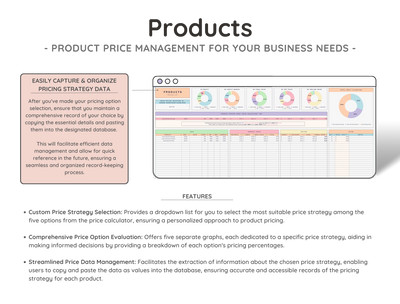 Pricing & Profit Calculator – Product Cost & Margin Spreadsheet