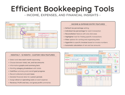 All-in-One Service Business Spreadsheet – CRM, Invoicing & Bookkeeping